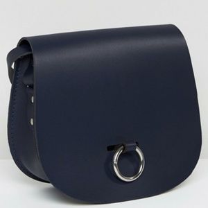 NWOT Leather Satchel Company Saddle Bag